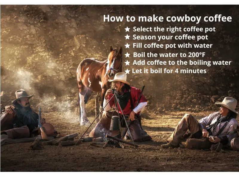 How to make cowboy coffee, serve Cowboy Coffee
